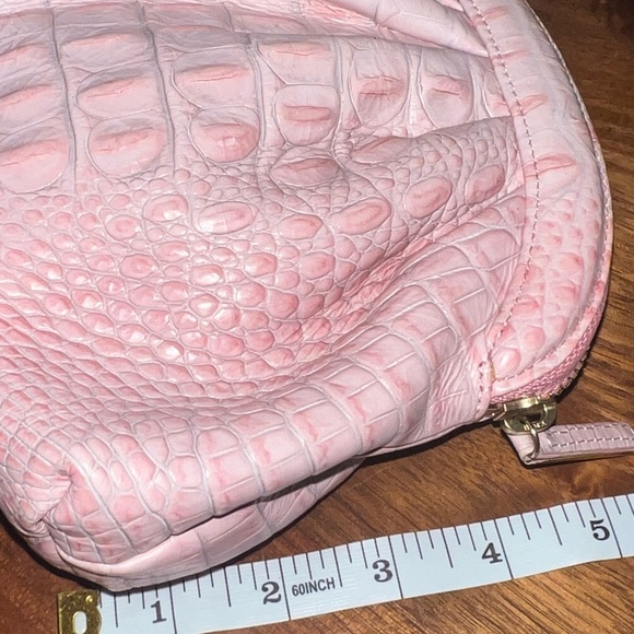 Elegant Pink-Embossed Clutch - Picture 7 of 9